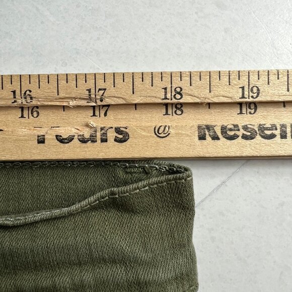 Not Your Daughters Jeans Women's 36x22* Dayla Wide Cuff Capri Green Denim Tag 14 - Picture 16 of 16